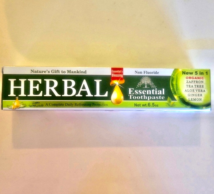 Organic Herbal Toothpaste! (100% Flouride Free!)