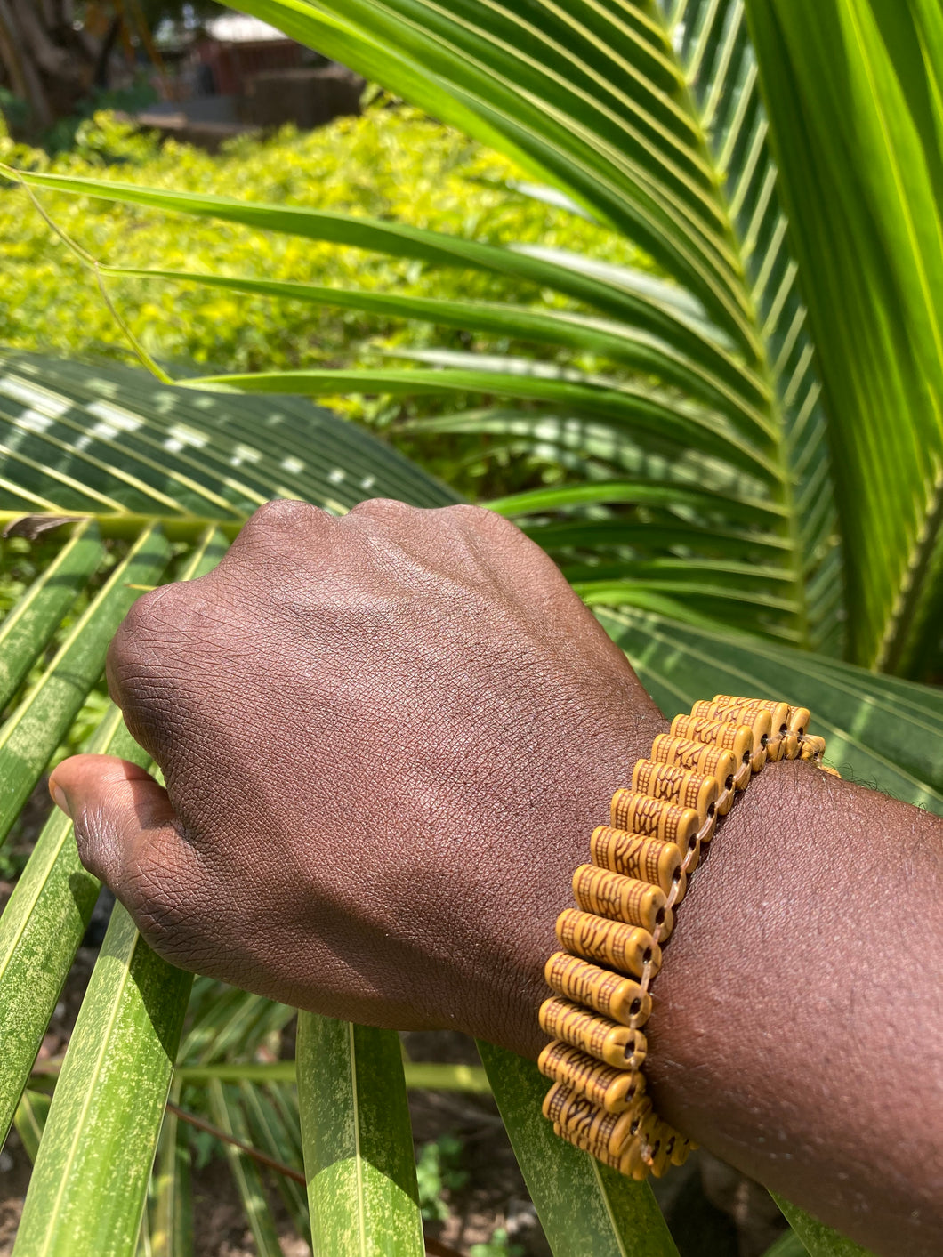 Wooden-Beaded Bracelet! (Handcrafted in Ghana, West Africa)