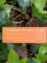 Load image into Gallery viewer, 🍠Tumeric Herbal Soap! (With Cocoa Butter and Black Seed Oil) 🍠

