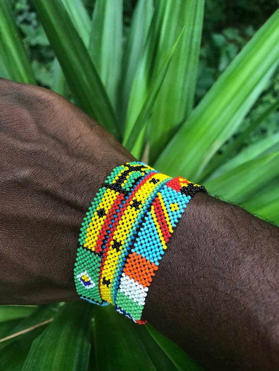 🇬🇭🇯🇲World Flag Bracelet! (Hand-Made in Ghana, West Africa!)🇬🇭🇯🇲